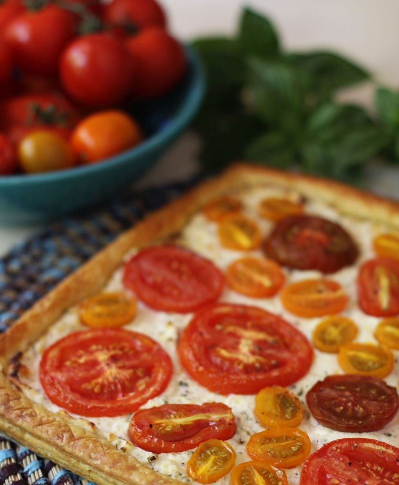 Ricotta and tomato tart 1 resized